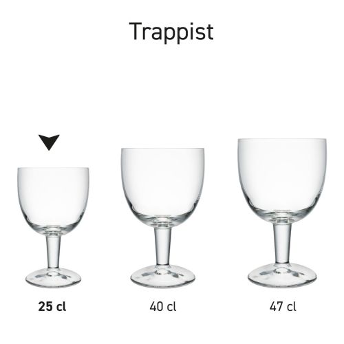 Trappist Glas 15 cl. tapmaat bedrukken