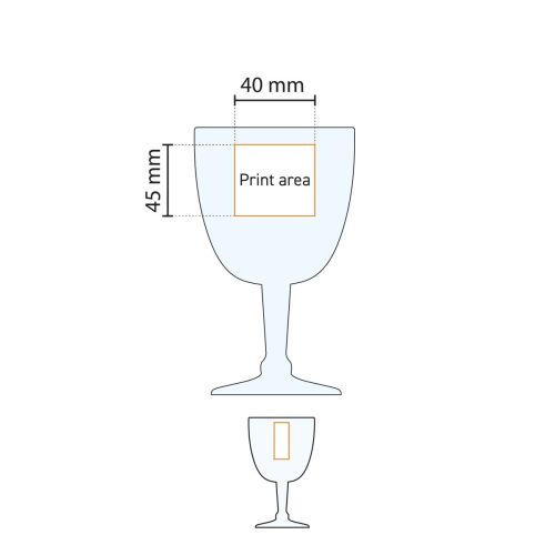 Trappist Glas 25 cl. tapmaat bedrukken