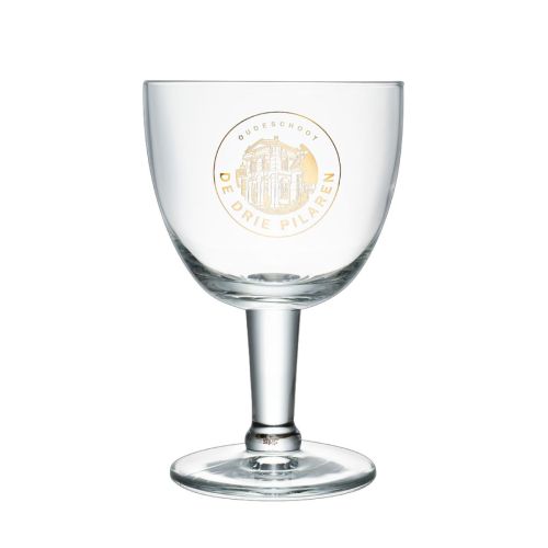 Trappist glass 25 cl. tap size with print
