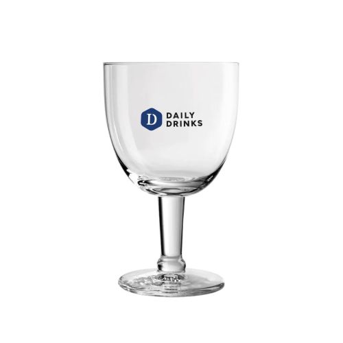 Trappist glass 33 cl. tap size with print