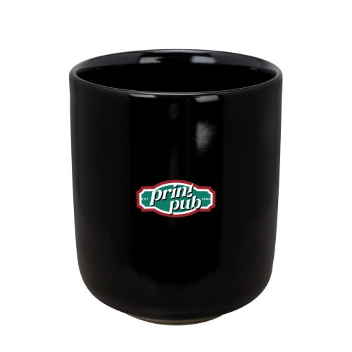 Multicoloured PrintPub logo on the front of Venus mug 35 cl. porcelain without handle. Multicoloured PrintPub logo on the front of Venus mug 35 cl. porcelain without handle.