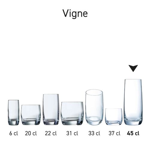 Vigne glas 45 cl. bedrukken