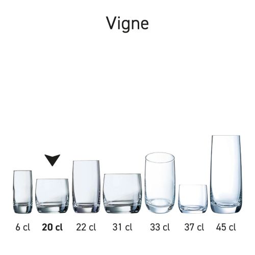 Vigne tumbler 20 cl. with print
