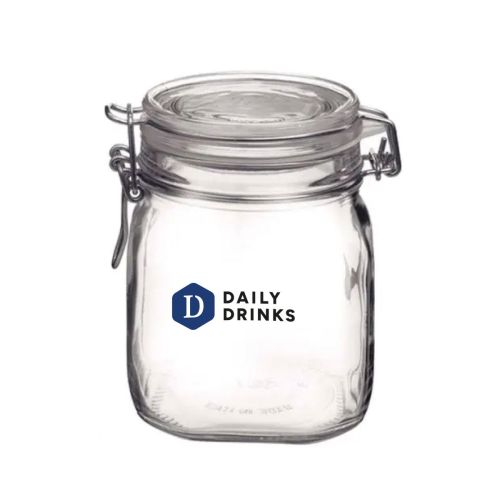 Weck jar Fido 0.75 litre square with print