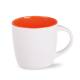 Handy mug White 30 cl with print