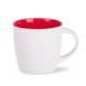 Handy mug White 30 cl with print