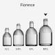 Bottle Florence 0,7 litres with print