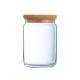 Glazen pot met deksel 1 liter bedrukken