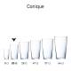 Beer Tasting Glass Conique 20 cl. with print