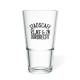 Beer Pint glass stackable 34 cl. with print