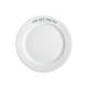 Plate with Wide Rim 17 cm. with print