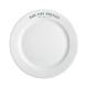 Plate with Wide Rim 24 cm. with print