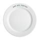 Plate with Wide Rim 26.5 cm. with print