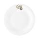 Bord Coup plat 24 cm bedrukken