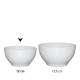 Bowl wit 12 cm. bedrukken