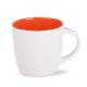 Handy mug White 30 cl with print
