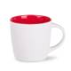 Handy mug White 30 cl with print