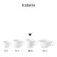 Isabelle Cappuccino Cup 22 cl. with print
