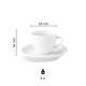 Isabelle Espresso 8 cl. SET with print