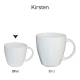 Kirsten Koffie Kop wit 20 cl. bedrukken