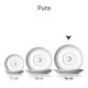 Pura Cappuccino Schotel 16 cm met bedrukking