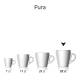 Pura Coffee Cup 32 cl. with print