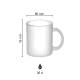 Sublimok Kitty glas mat 30 cl. bedrukken