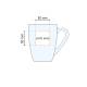 Tea glass Icon 32 cl. with print