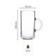 Iconic tea glass 27 cl. engraving