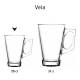 Tea glass Vela 25 cl. with print