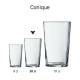 Beer Tasting Glass Conique 20 cl. with print