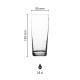 Beer glass 18 cl. with print