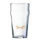 Beer glass Arcoroc Nonic 57 cl. with print