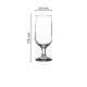 Beer glass Capri 35 cl. with print