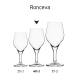 Beer glass Ronceva on foot 40 cl. with print