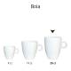 Bola Cappuccino hoog wit 25 cl. SET bedrukken