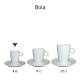 Bola Espresso high white 9 cl. SET with print
