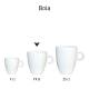 Bola Coffee Cup high white 19 cl. with print