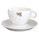 Bola Latte white 28 cl. SET with print