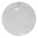Bord brede rand wit 28 cm. bedrukken