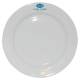 Bord brede rand wit 30,5 cm. bedrukken