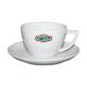 Classic Cappuccino white 20 cl. SET with print