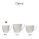 Classic Espresso Cup white 7 cl. with print