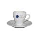 Dom Espresso white 8 cl. SET with print