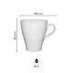 Dom mug white 25 cl. print