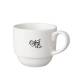 Coffee cup Mammoth Budgetline Wide 20 cl. White with print