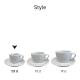 Style Espresso Cup and saucer 7 cl. SET printed