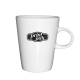 Trapo mug white 25 cl. with print