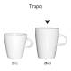 Trapo mug white 25 cl. with print