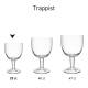Trappist Glass 15 cl. tap size with print